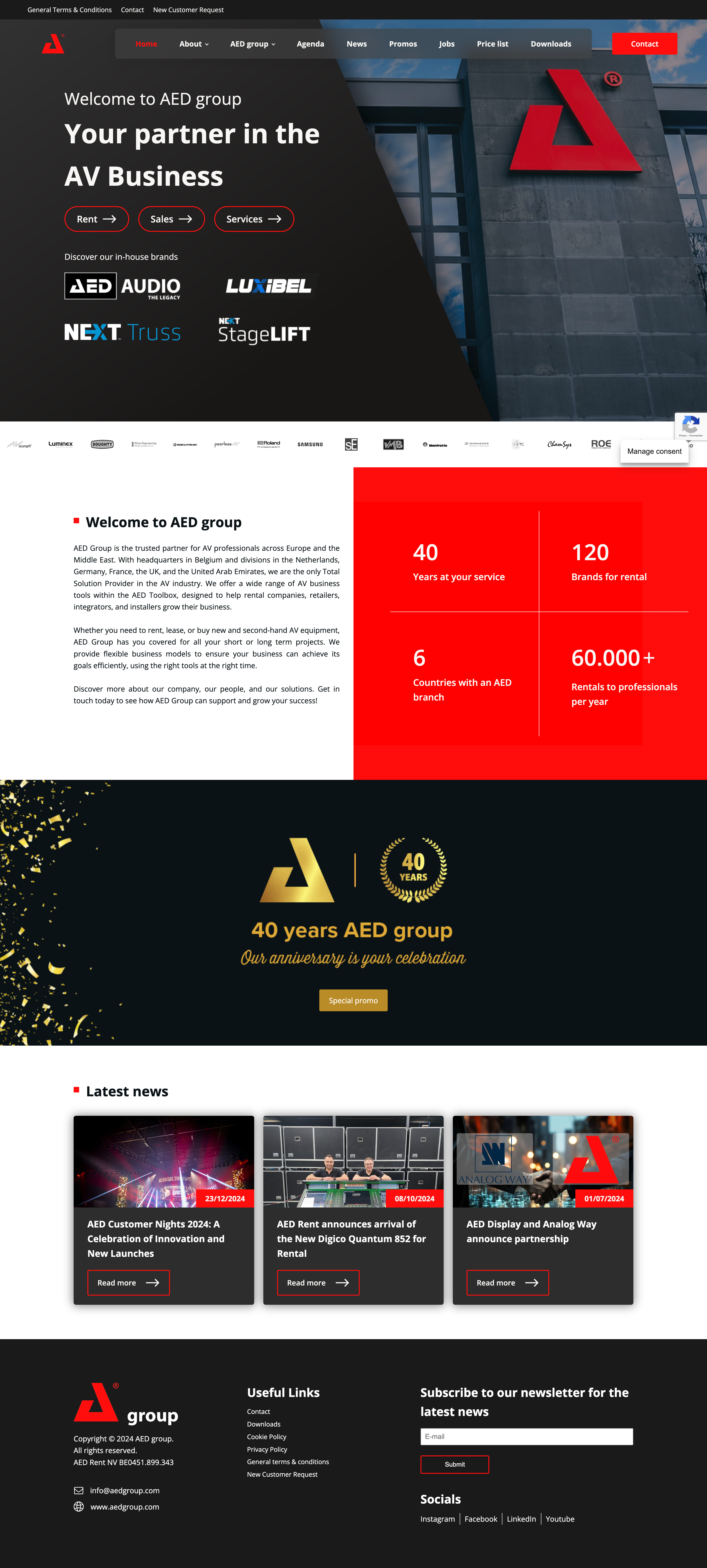 AED group website